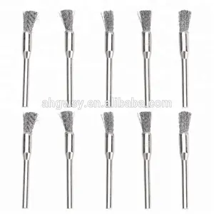 5mm Kawat Baja Brushes Dremel Aksesoris untuk Rotary Alat Polishing Grinding Rotary Alat Pensil Roda