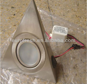 LED espejo frontal de la lámpara / luz luz del gabinete del LED / halógena triángulo <span class=keywords><strong>downlight</strong></span> triángulo bajo luz del gabinete - Product Image 3