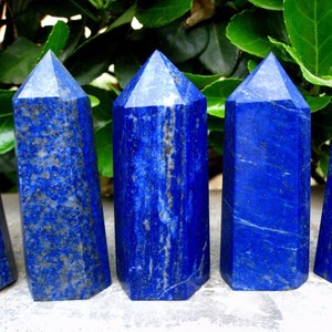 Commercio all'ingrosso Roccia <span class=keywords><strong>di</strong></span> <span class=keywords><strong>Quarzo</strong></span> Naturale Lapis Lazuli <span class=keywords><strong>di</strong></span> <span class=keywords><strong>Cristallo</strong></span> Point - Product Image 1