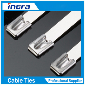 Collier de serrage auto-bloquant en <span class=keywords><strong>acier</strong></span> inoxydable résistant à la corrosion pour poteau de télécommunications, à extrémité libre, 12 mm x 100 mm - Product Image 4