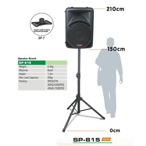Kit de Soportes Dobles para Altavoces <span class=keywords><strong>con</strong></span> Trípode para Escenario <span class=keywords><strong>con</strong></span> Bolsa de Transporte SP-815 KIT - Product Image 3