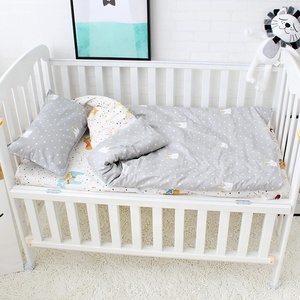 Parure de <span class=keywords><strong>lit</strong></span> avec pare-choc et drap, ensemble de literie 100% coton, haute qualité, pour bébé, literie pour enfants, dessin animé, 3 pièces - Product Image 2