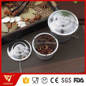 Stainless Steel Different Size Mesh <strong>Loose</strong> Leaf <strong>Tea</strong> Basket <strong>Infuser</strong> - Product Image 5