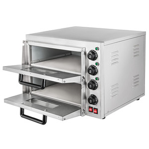 Four à <span class=keywords><strong>pizza</strong></span> électrique commercial 3000 W à double couche, <span class=keywords><strong>machine</strong></span> à cuire 220V/50Hz - Product Image 5