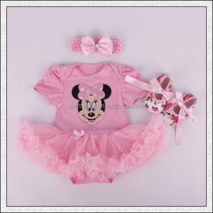 2016 Hot sale wholesale baby Boutique buy baby lace romper - Product Image 5