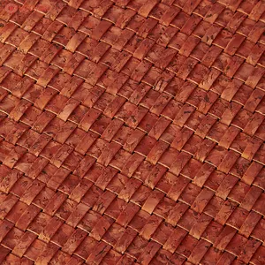 软木板卷女包编织软木橡胶皮革红色软木布料袋鞋壁纸自然色0.4-1.0毫米27英寸