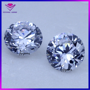 2.0mm brillante blanco claro cubic zirconia cz laboratorio creado diamantes piedras sueltas - Product Image 2
