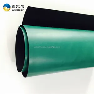 black plastic geomembrane for artificial lake waterproofing