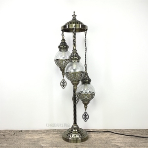 <span class=keywords><strong>Tokin</strong></span> โคมไฟย้อนยุคแบบ LED,โคมไฟโมเสกศิลปะแบบตุรกีทำด้วยมือ - Product Image 1