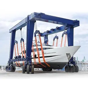 Widely used in european market 100 ton ~ 1000 ton mobile boat hoist yacht crane