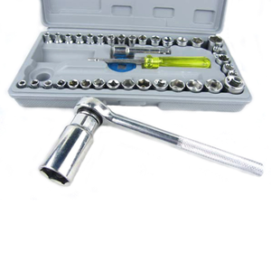 <span class=keywords><strong>40</strong></span> Cái Dụng Cụ Sửa Chữa Xe Hơi Chrome Vanadi Cờ Lê Ổ Cắm - Product Image 2