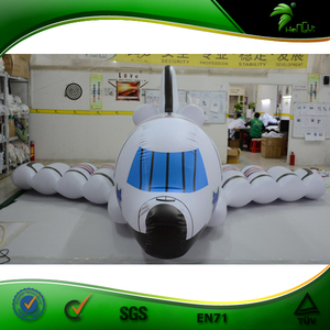 Inflatable विमान विशाल Inflatable विमान मॉडल विज्ञापन हवाई जहाज प्रकाश हीलियम बैलून - Product Image 3