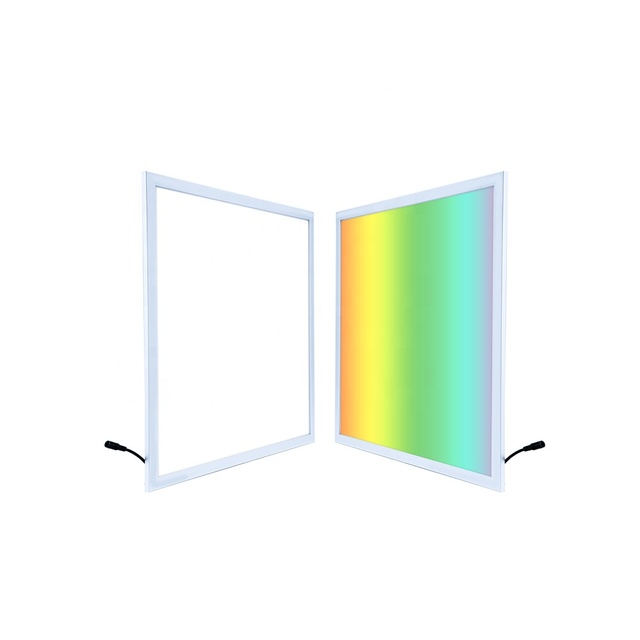 Smart Led Panel Light 595*595 600x600 60x60cm Tuya Wifi RGB+W 3000k 4000k 6000k Led Panel Lights