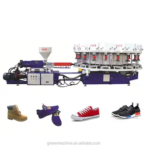 Machine pour fabrication de chaussures en plastique, injection de souliers, longue durée, haute qualité, 1 couleur,