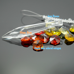 Cristal Rainbow Criador <span class=keywords><strong>Suncatcher</strong></span> Pendurado Wind Chimes <span class=keywords><strong>Craft</strong></span> para Home Window Decor GOLDENHAITAI - Product Image 3