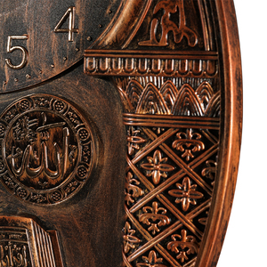 Handmade Oversized Retro Mộc Mạc Trang Trí Bàn Tay Lớn Bằng Gỗ Im Lặng Đồng Hồ Treo Tường Lớn Cổ Điển - Product Image 4