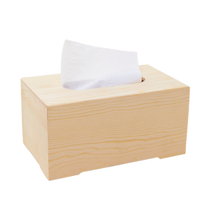 Durable en bois contenant vide tissue paper box pour voiture - Product Image 3