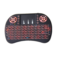I8 Clavier air Souris 2.4GHz Sans Fil I8 Pavé Tactile Mini Clavier Back-lite avec Russe Anglais Espagnol Thaïlande pour Tv Box
