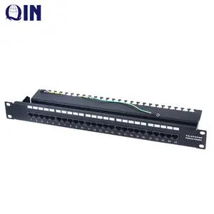 Shenzhen rackmount 1U 25 ports FTP Cat3 IDC patch panel for voice and data