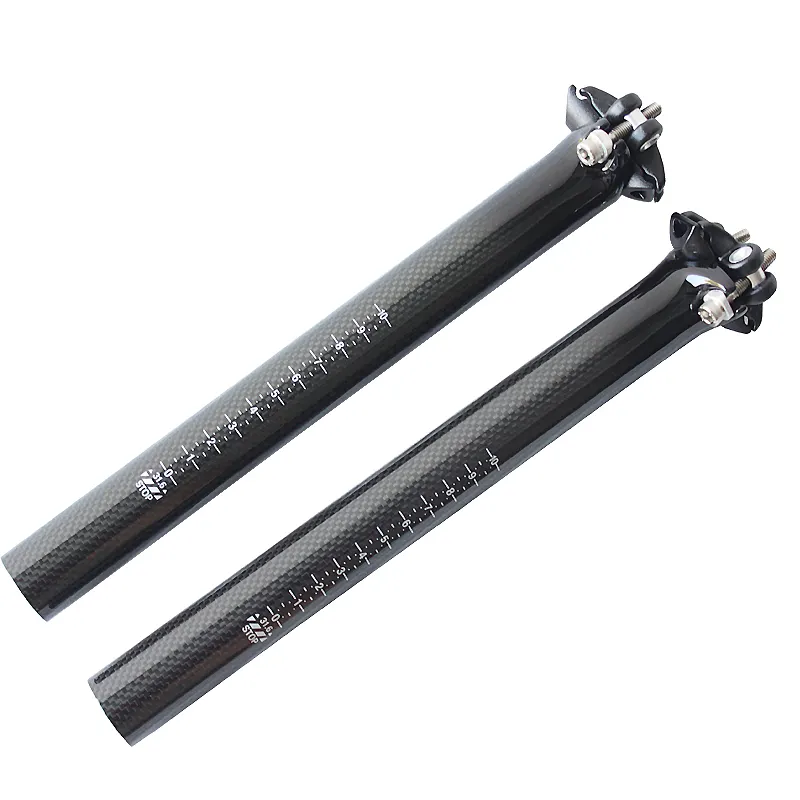 MTB จักรยานคาร์บอน Seatposts 27,2 / 30,8/31,6*330/350/400Mm ถนนที่นั่งจักรยานโพสต์