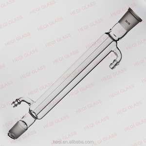 Condensador Liebig de Vidrio para Laboratorio, Condensador Recto, Duradero - Product Image 2