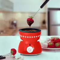 Electric chocolate melting pot, electric chocolate fondue set machine