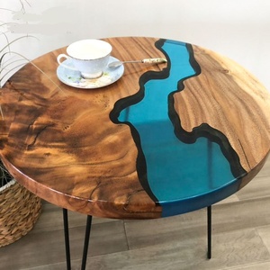 Wooden Slab <strong>Table</strong> <strong>Top</strong> River <strong>Table</strong> Solid Wood clear Coffee Epoxy <strong>Resin</strong> <strong>Table</strong> - Product Image 3