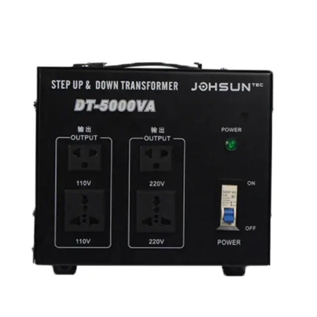 Transformador de potencia monofásico, 110v-220v, 5kva, paso arriba y abajo