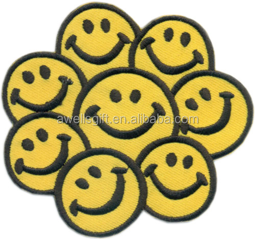 Улыбающиеся 8 улыбающихся лотов в стиле панк анархия Байкерская утюговая нашивка значок