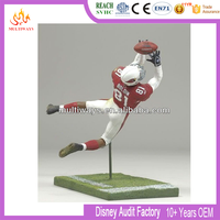 3D kustom plastik PVC pemain sepak bola Amerika Action Figure mainan pemutar sepak bola Set pilihan terbaik untuk hadiah dan koleksi