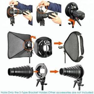 24 "x 24"/60x60 cm Dễ Dàng Gấp Softbox Photo Studio Xách Tay Lắp Ráp Softbox Với Speedlite flash Bracket Núi Mang Trường Hợp - Product Image 4