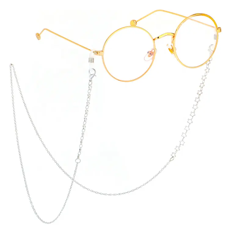 Hs008 óculos de pescoço da menina, moderno, forma de estrela, corrente ótica