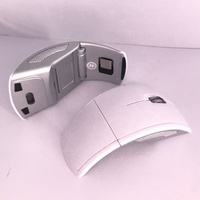 Interface USB optique sans fil 2.4GHz personnalisée en usine souris de bureau pliable durable portable conception unique Style-MW-039 3D