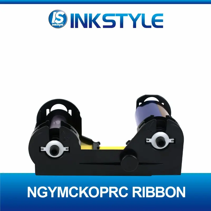 ริบบิ้นสีใหม่สำหรับ Nisca PN-NGYMCKOPRC YMCKO ใช้สำหรับเครื่องพิมพ์ PR-C101