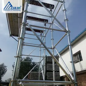 ZULIN Wellmade Frame Scaffolding With Lock And Base Jack Dimension