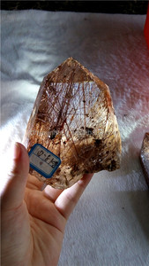 Hiếm Tự Nhiên Vàng Rutilated <span class=keywords><strong>Quartz</strong></span> <span class=keywords><strong>Crystal</strong></span> Wands, Điểm Tinh Thể Thạch Anh Rutile Đỏ - Product Image 4