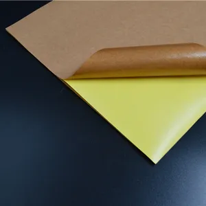 Custom self-adhesive label removable adhesive craft paper