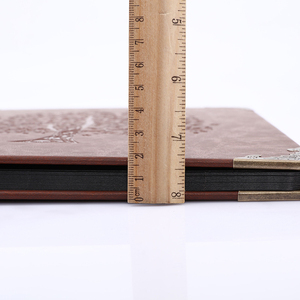 Vintage Embossed PU Leather Photo <strong>Album</strong> 26*27cm <strong>Scrapbook</strong> with Classic Style Cover