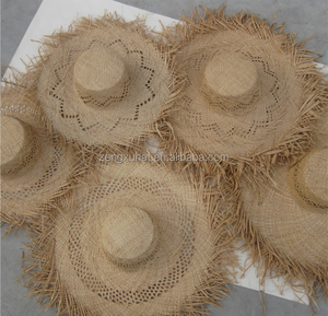 Sombreros de Paja Japoneses ZXR-0629 Más Vendidos, Unisex, Ventilados para Verano, con Logotipo Personalizado, Diseño Simple con <span class=keywords><strong>Cinta</strong></span>, Hermoso Diseño - Product Image 5