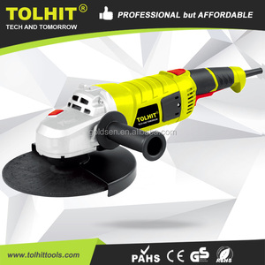 TOLHIT saklar dayung elektrik portabel, 220v 230mm 9in 2350W kuning penggiling daya tugas berat pemicu sudut bolak-balik industri - Product Image 3