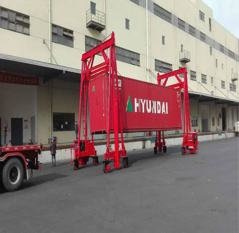 Nhà Cung Cấp Trung Quốc 30T GP Gantry Container Crane Xách Tay Crane Lift Thiết Bị Cho Khuyến Mãi