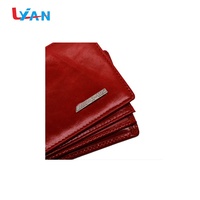 Dompet Kartu Kredit Kulit Asli Pria Anti RFID dengan Kancing Vintage, Dompet Bisnis Grosir