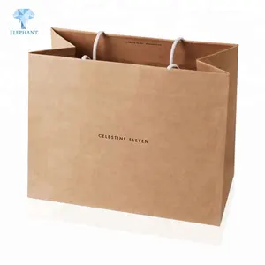 Customize printed brown stand up bakery gloss 3 layer kraft paper bag