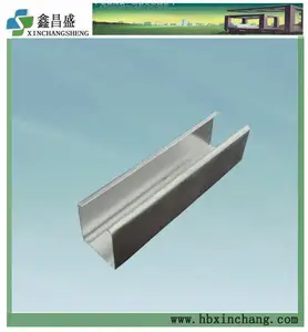 Stud Wall C Stud Steel Profile For Gypsum Board Wall Partition System