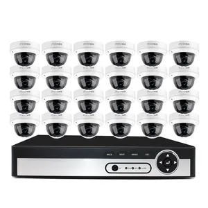 Anran — Kit de caméra dôme intérieure de vidéosurveillance HD, 2mp, 4K, nvr, système de 24 canaux