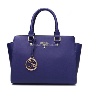 Venta caliente de lujo nuevas mujeres <span class=keywords><strong>dos</strong></span> cara del bolso de hombro del bolso de cuero - Product Image 1