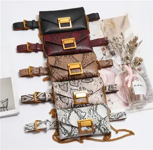 Женская забавная сумка 2019, поясная сумка, высококачественные сумки, женские сумки, женская поясная сумка из змеиной кожи, сумки-мессенджеры