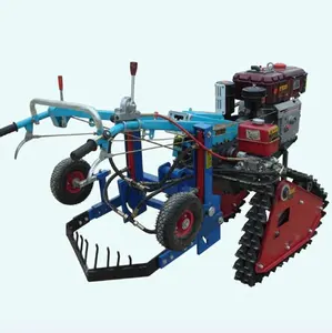 Cosechadora de jengibre accionada por motor diésel, máquina de cultivo de jengibre, equipo