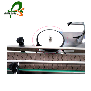 Ricio tự động plc-kiểm soát phẳng bề mặt loại Top + Bottom 2-Sided tự dính Máy dán nhãn cho kính kim loại gỗ trường hợp - Product Image 4