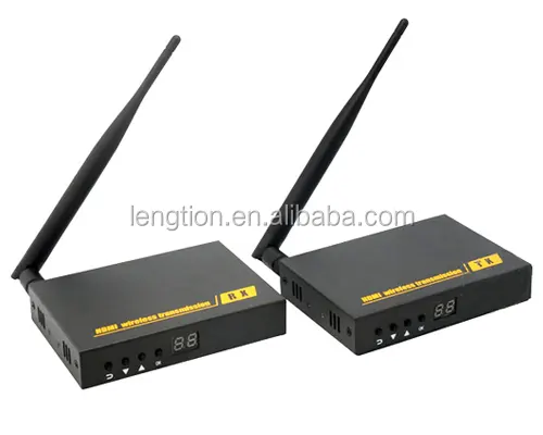 2.4/5GHz 200m Sem Fio WiFi HDMI AV Remetente Transmissor Receptor de Áudio e Vídeo Extensor